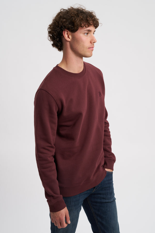 Crewneck sweatshirt with embroidered logo - 6