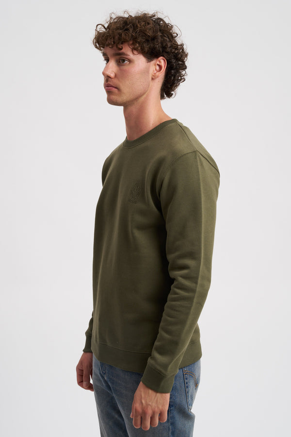 Felpa in cotone con logo - 3