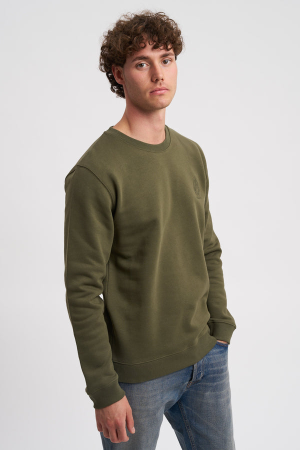 Felpa in cotone con logo - 5