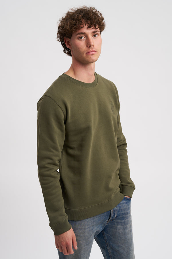 Felpa in cotone con logo - 5