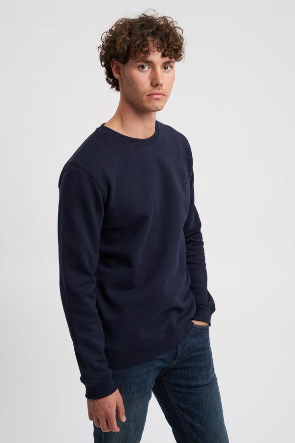 Felpa in cotone con logo - 1