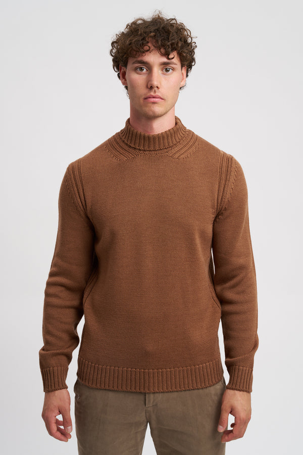 Rollkragenpullover aus Wolle - 2