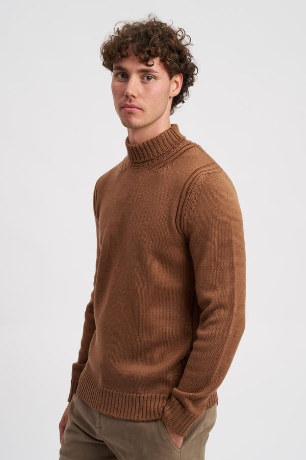 Rollkragenpullover aus Wolle - 3