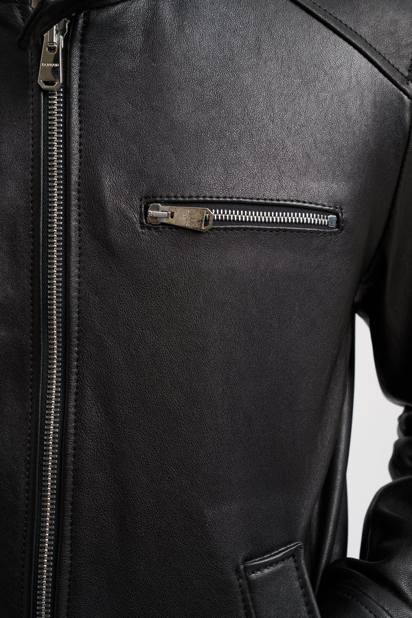 Biker mit abnehmbarer Kapuze - 6