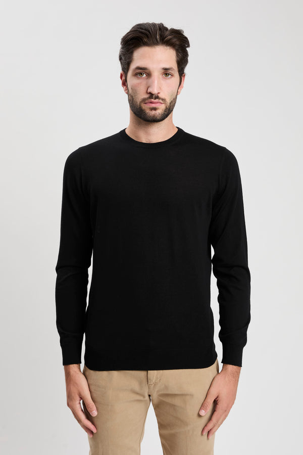 Rundhalsausschnitt aus extrafeiner Merinowolle - 5