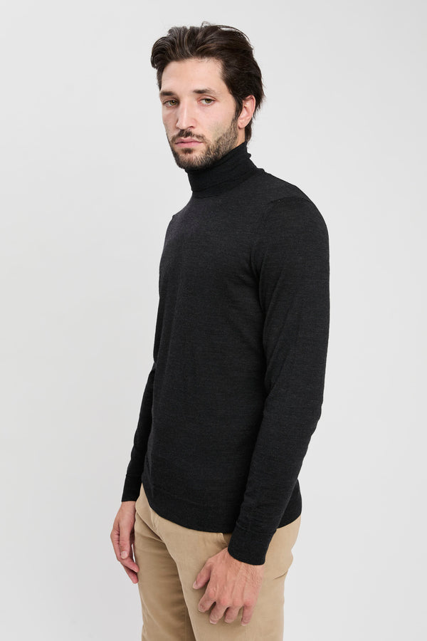 Rollkragenpullover aus extrafeiner Merinowolle - 2