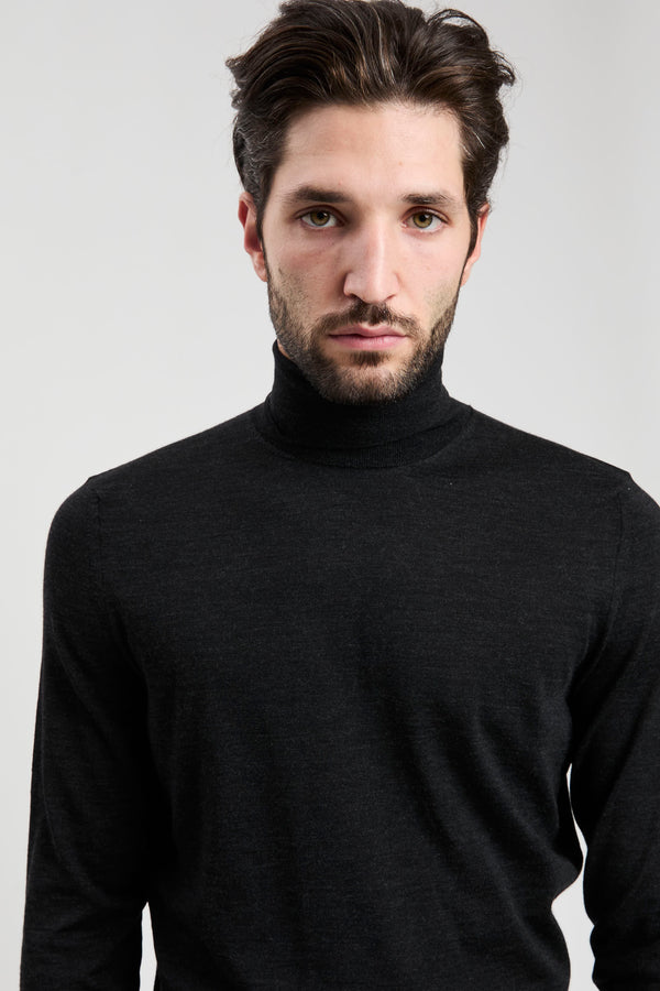 Rollkragenpullover aus extrafeiner Merinowolle - 5