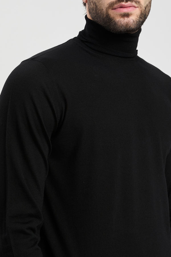 Rollkragenpullover aus extrafeiner Merinowolle - 3