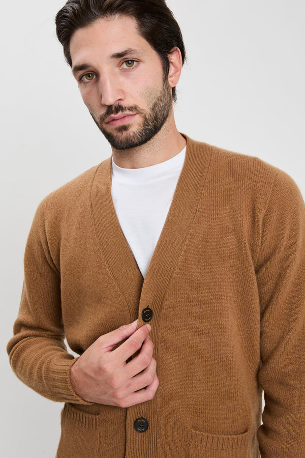 Cardigan in lana d'agnello - 3