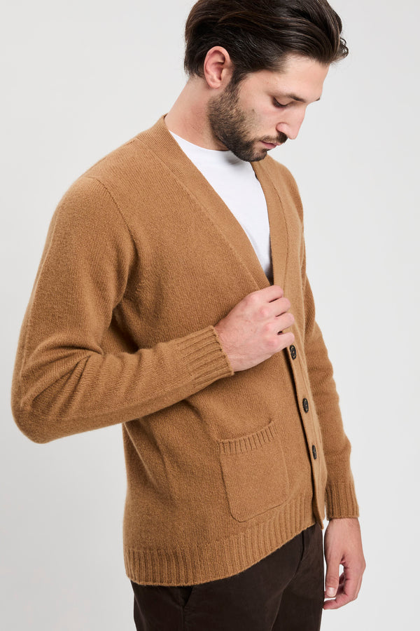 Cardigan in lana d'agnello - 6