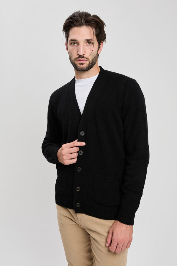 Cardigan in lana d'agnello - 6
