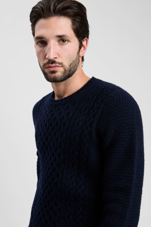 Rundhalsausschnitt aus Lammwolle - 3