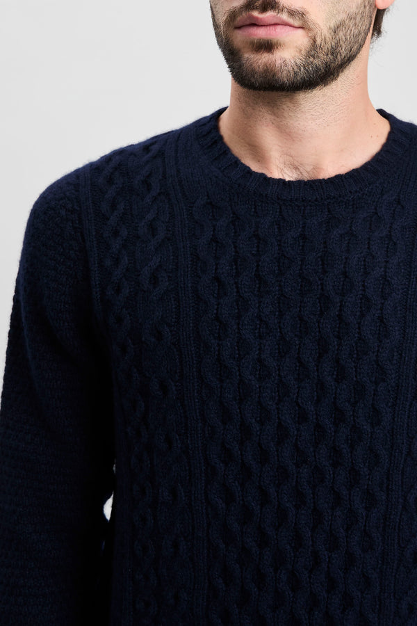 Rundhalsausschnitt aus Lammwolle - 6