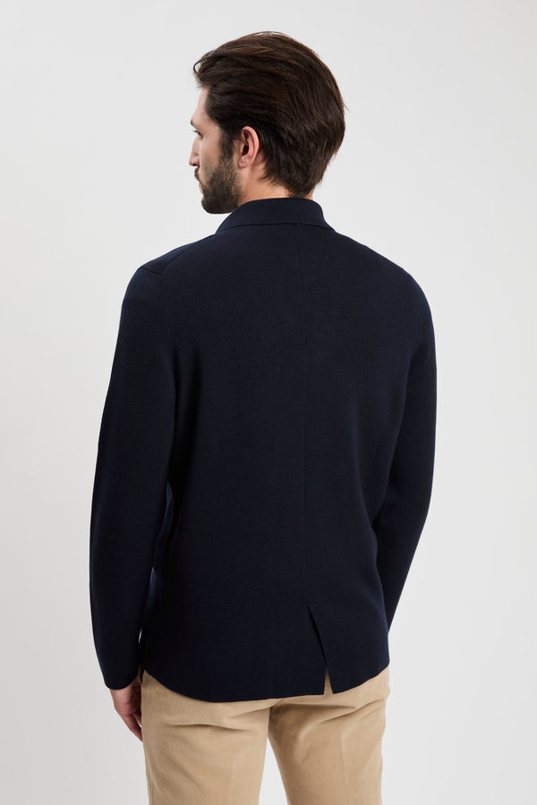 Zweireihiger Strickblazer - 6