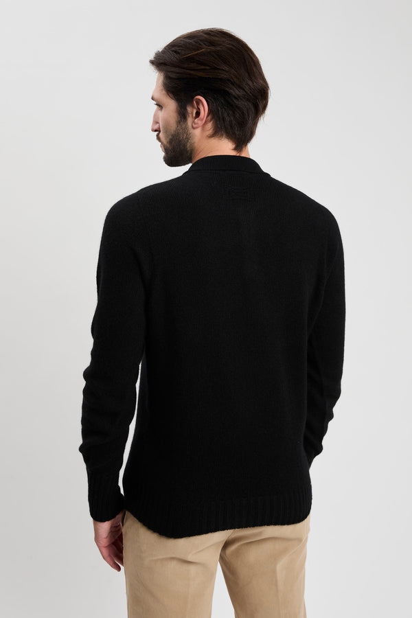 Lambswool polo shirt - 4