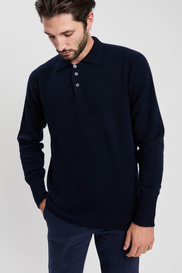 Poloshirt aus Lammwolle - 3