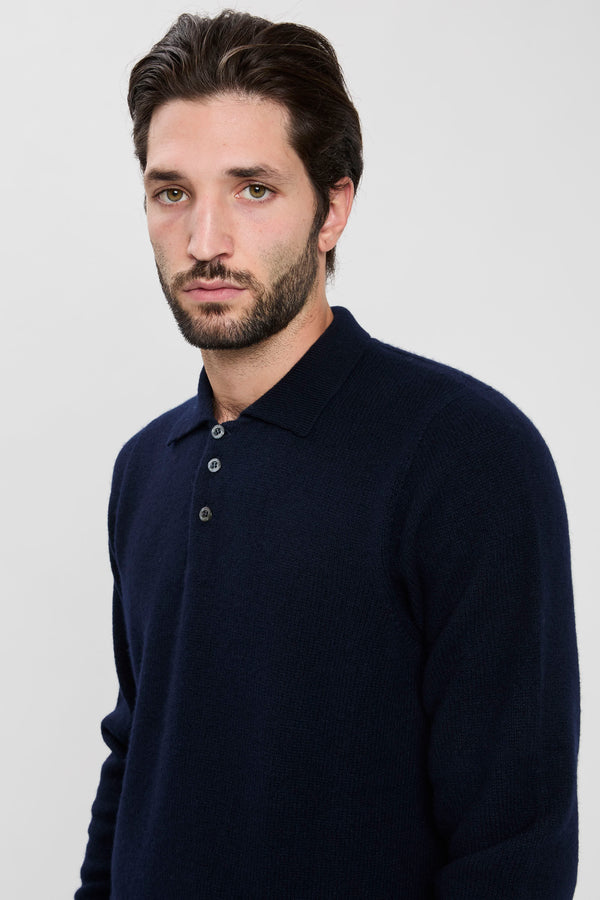 Poloshirt aus Lammwolle - 4