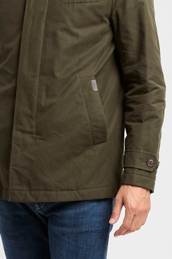 Morning Raincoat Corto in Faille di Cotone e Nylon - 6