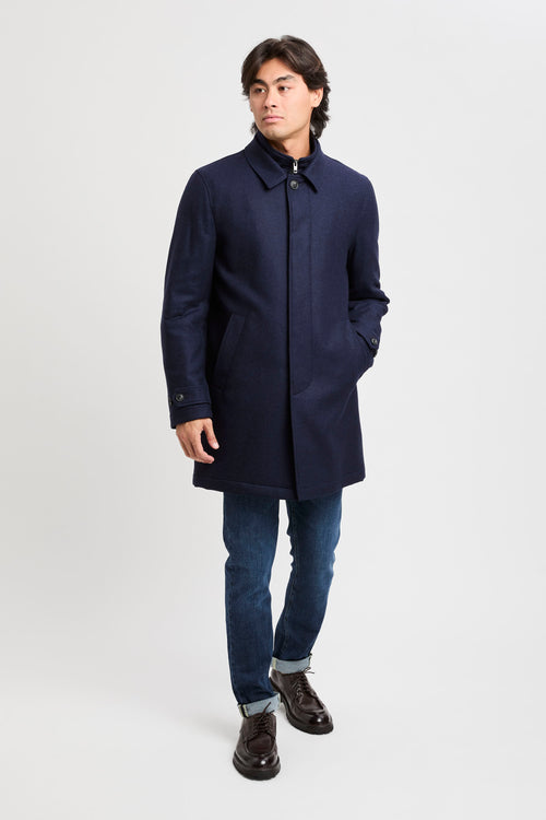 Carded Wool Flannel Morning Coat-2