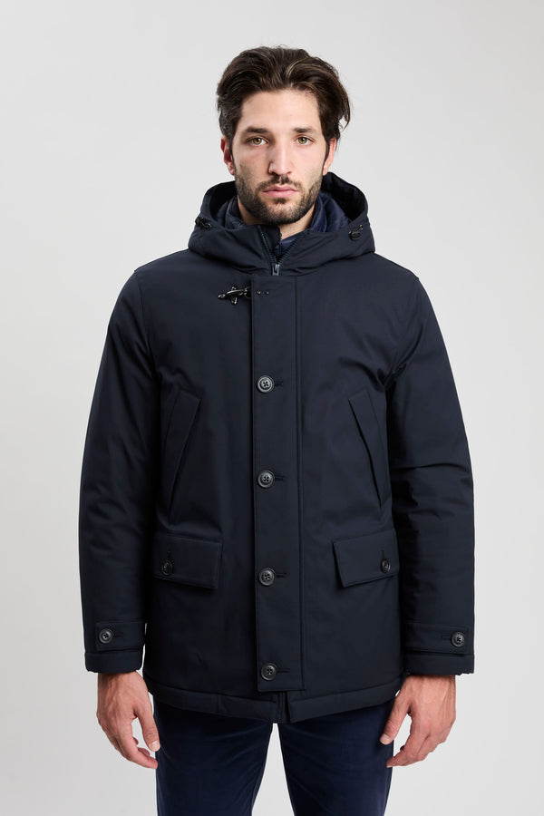 Kurzer Parka aus technischem Gabardine - 6