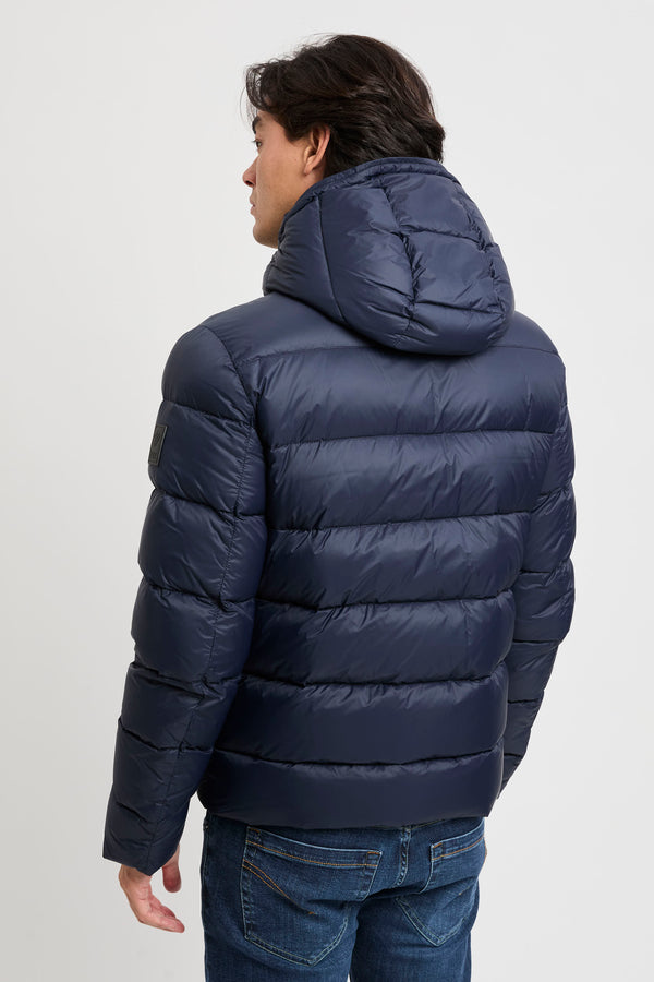 Double Front Daunenjacke aus kalandriertem Popeline - 5