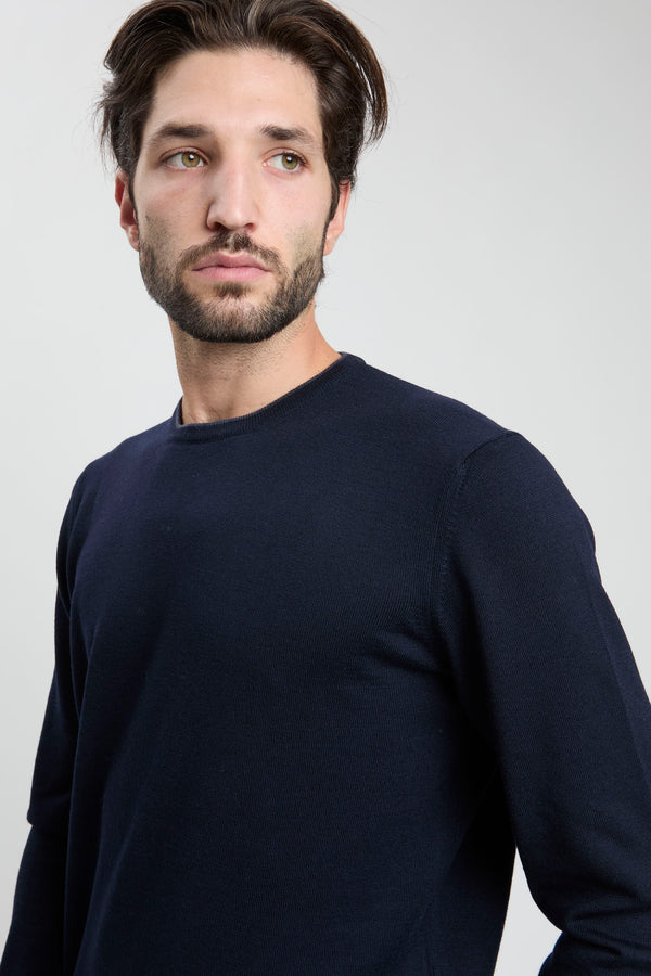 Wollpullover mit Rundhalsausschnitt - 3