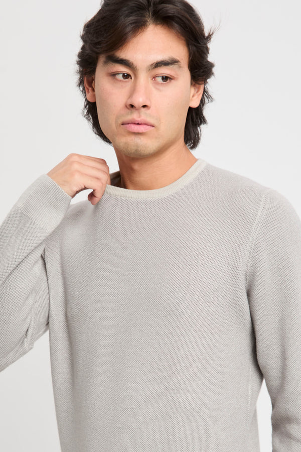 Crew Neck Wool Sweater - 3