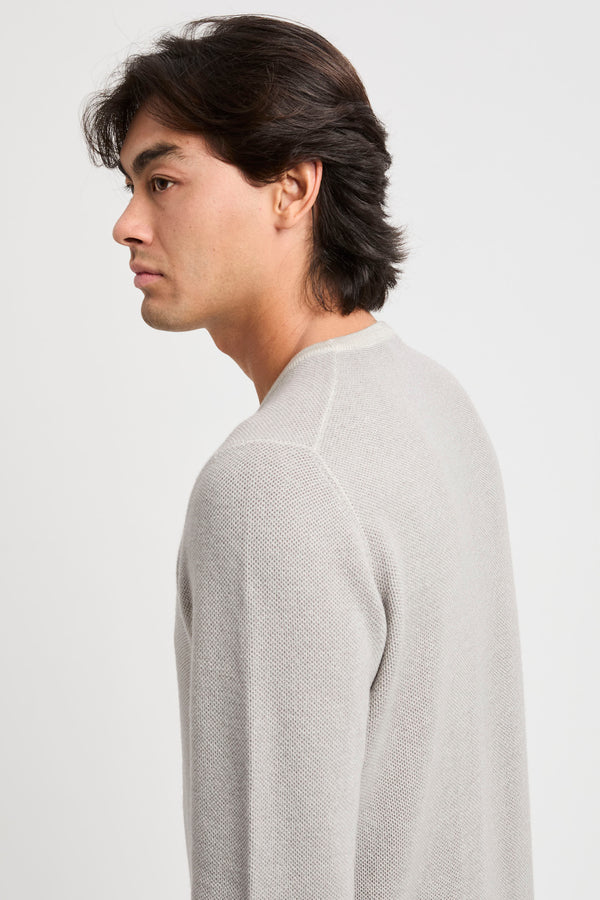 Crew Neck Wool Sweater - 5