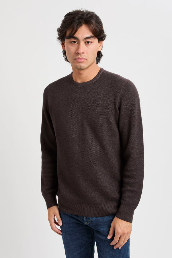 Wollpullover mit Rundhalsausschnitt - 2