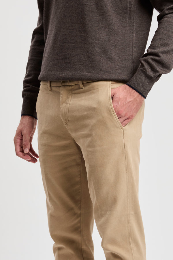 Slim Fit-Hose aus Baumwolltwill - 3