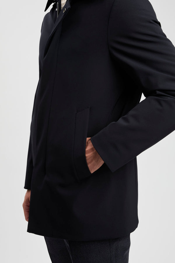 Impermeabile con cappuccio removibile - 4