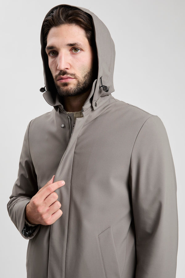 Impermeabile con cappuccio removibile - 2