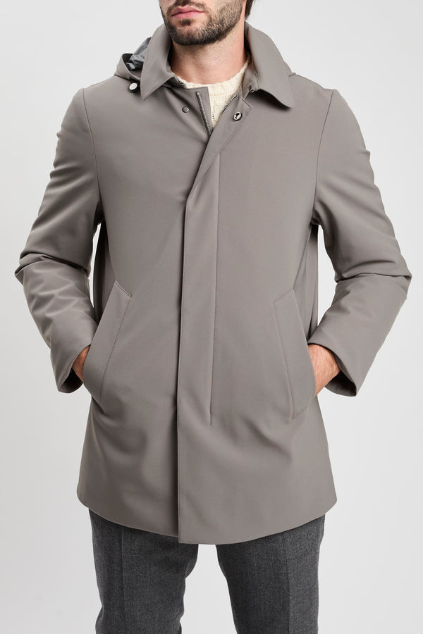 Impermeabile con cappuccio removibile - 3