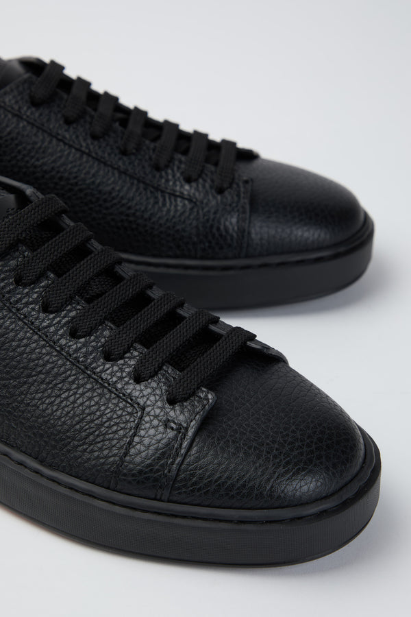 Sneaker in pelle bottalata - 4