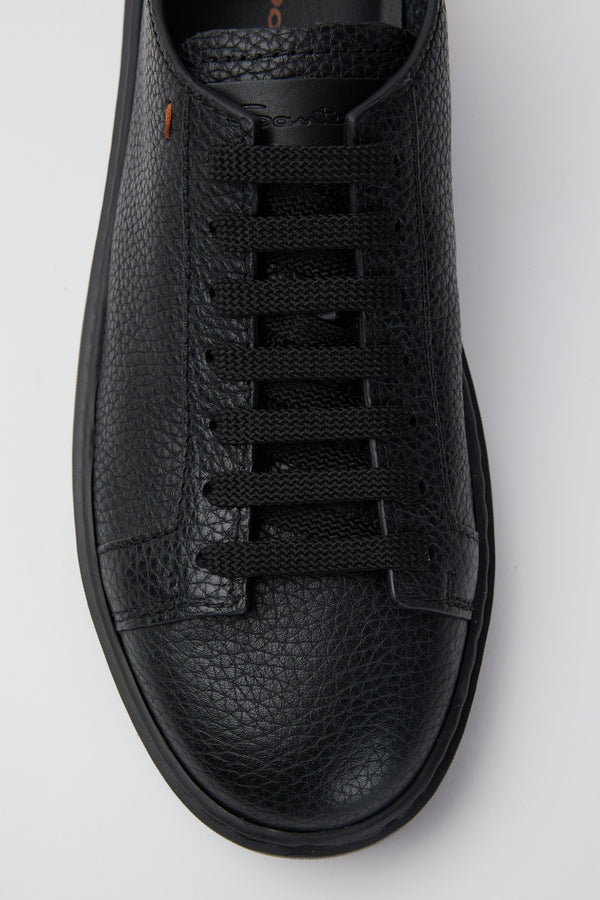 Sneaker in pelle bottalata - 5