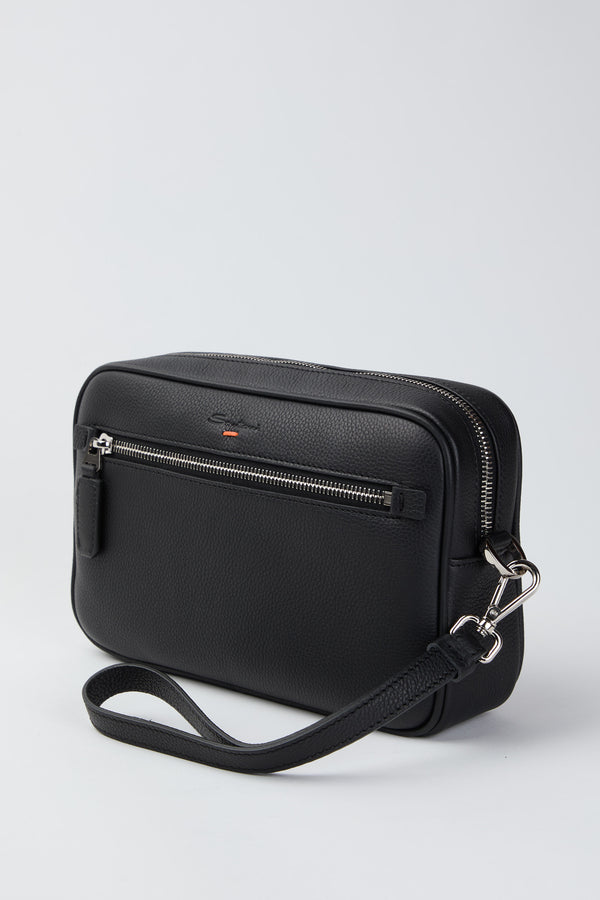 Tumbled leather beauty case - 2