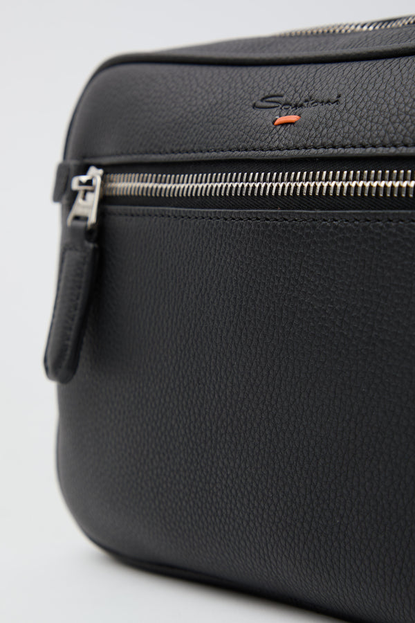 Beauty case in pelle bottalata - 5