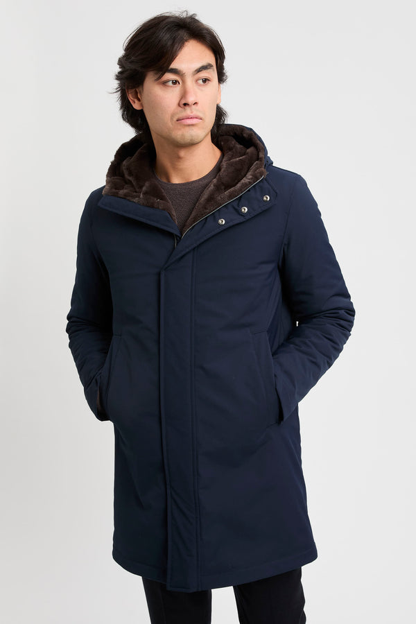 Langer Parka aus Keystone und leichtem Kunstpelz - 3