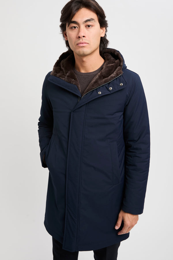 Langer Parka aus Keystone und leichtem Kunstpelz - 4