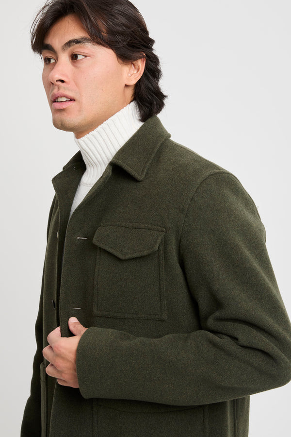 Feldjacke aus weicher recycelter Wolle - 5