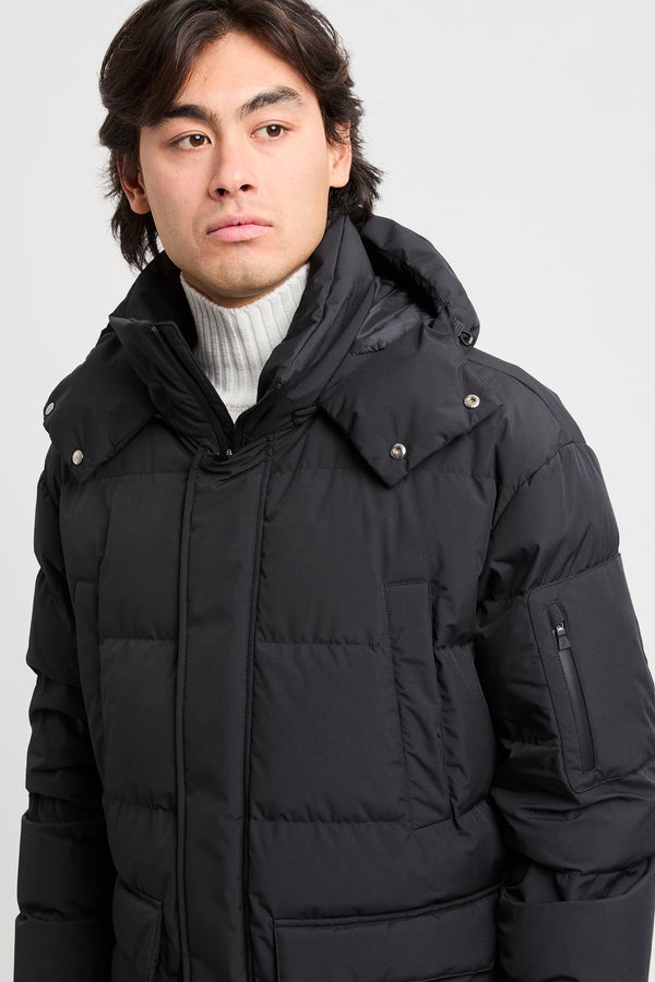 Parka lungo con cappuccio staccabile - 3