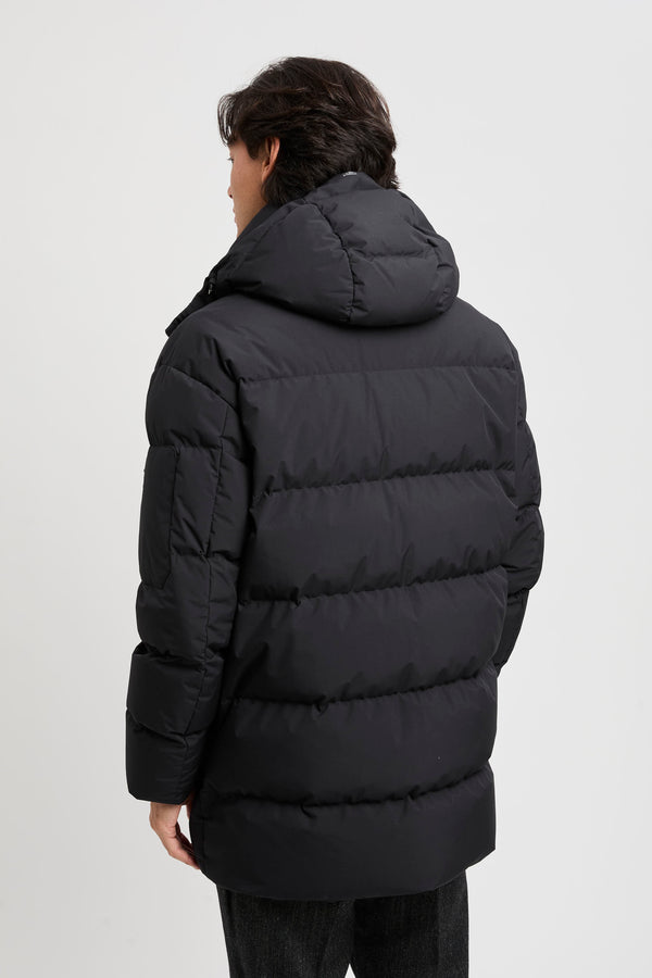 Parka lungo con cappuccio staccabile - 4