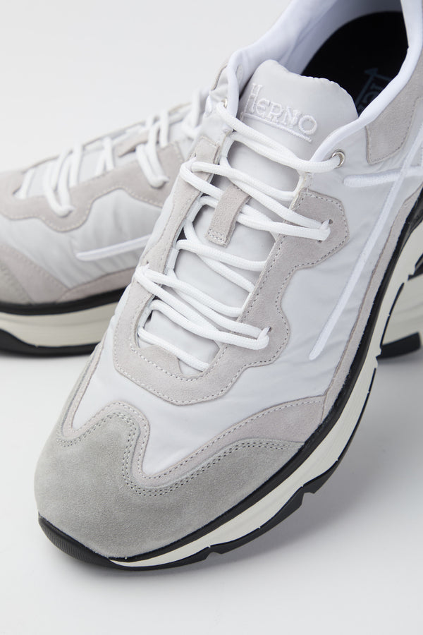 Sneaker running in suede e nylon - 3