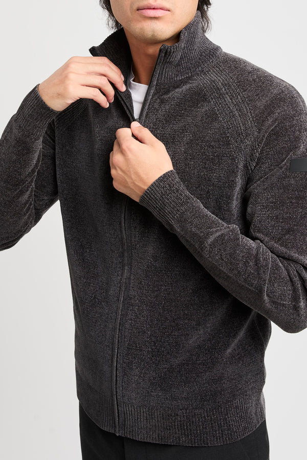 Velvet Full Zip Knit - 2