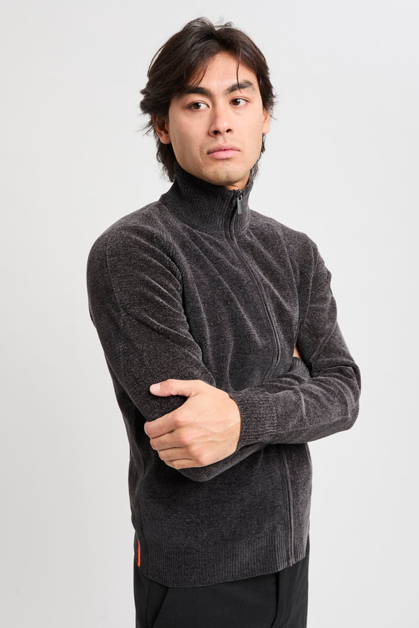 Velvet Full Zip Knit - 3