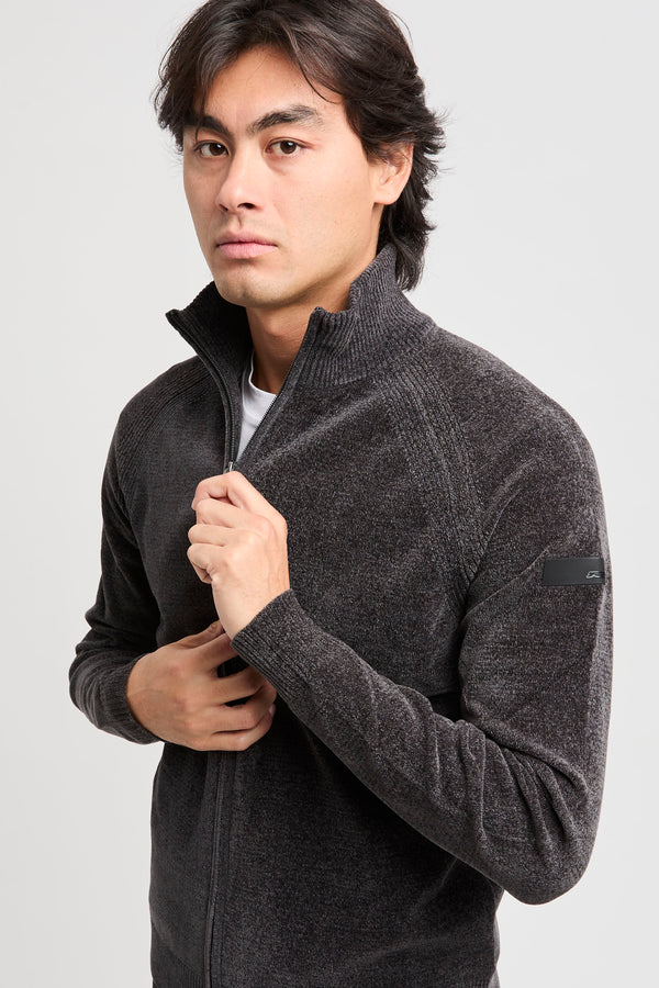 Velvet Full Zip Knit - 6