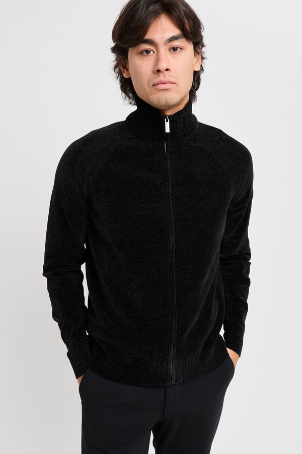 Velvet Full Zip Knit - 4