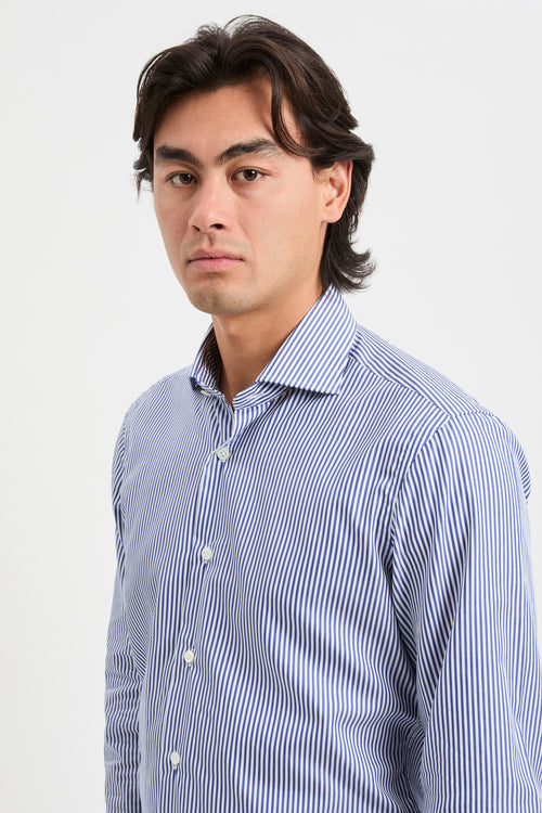 Camicia rigata in cotone-2