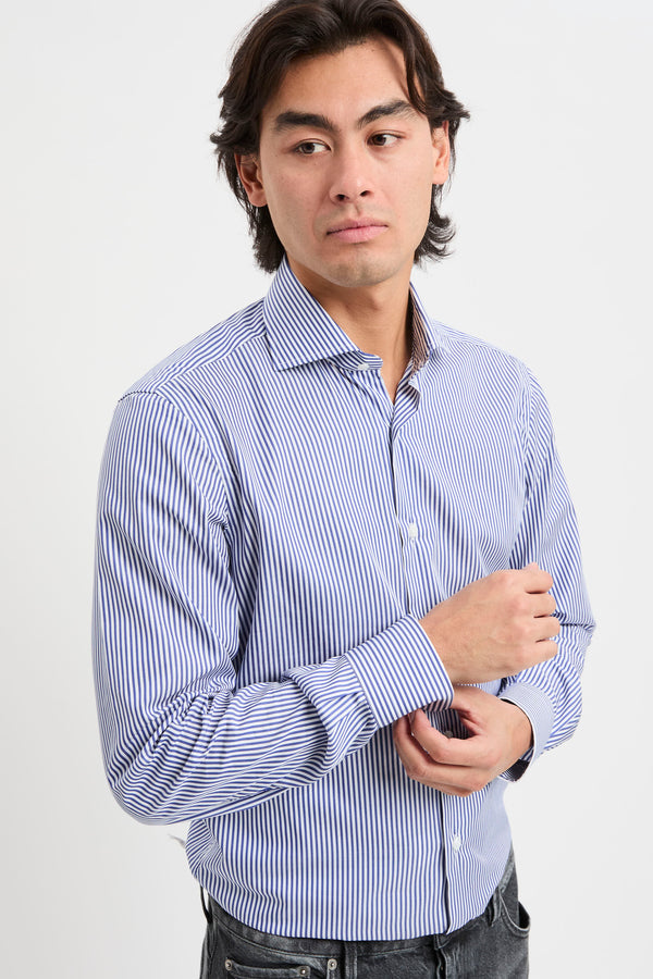 Camicia rigata in cotone - 3