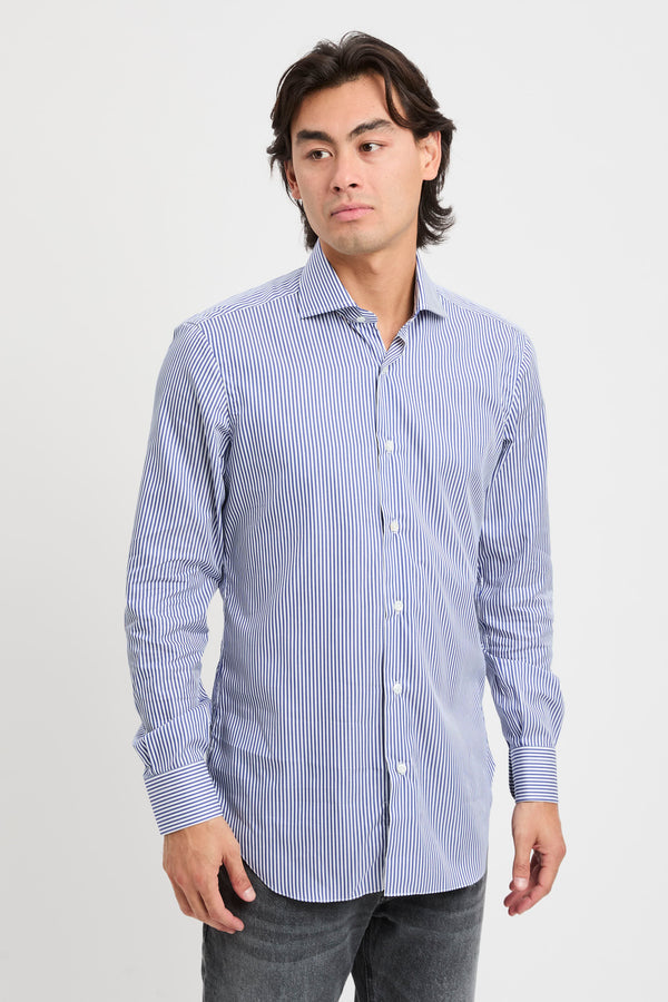 Camicia rigata in cotone - 6